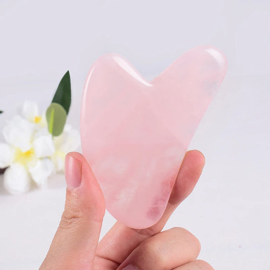 Gua Sha Facial Tool – Natural Stone Massage for Skin & Circulation